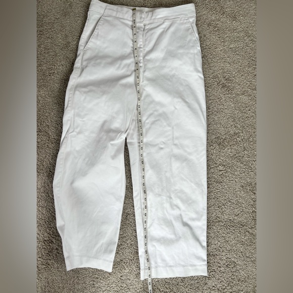 Aritzia/ Babaton Straight Leg White Pants - Picture 14 of 16